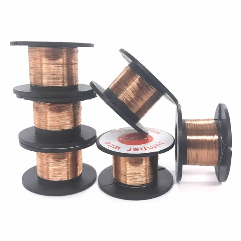 1Pc 0.1mm PCB Link Wire Copper Soldering Maintenance Jump Wine Welding Mobile Phone Computer Repair Tools | Инструменты