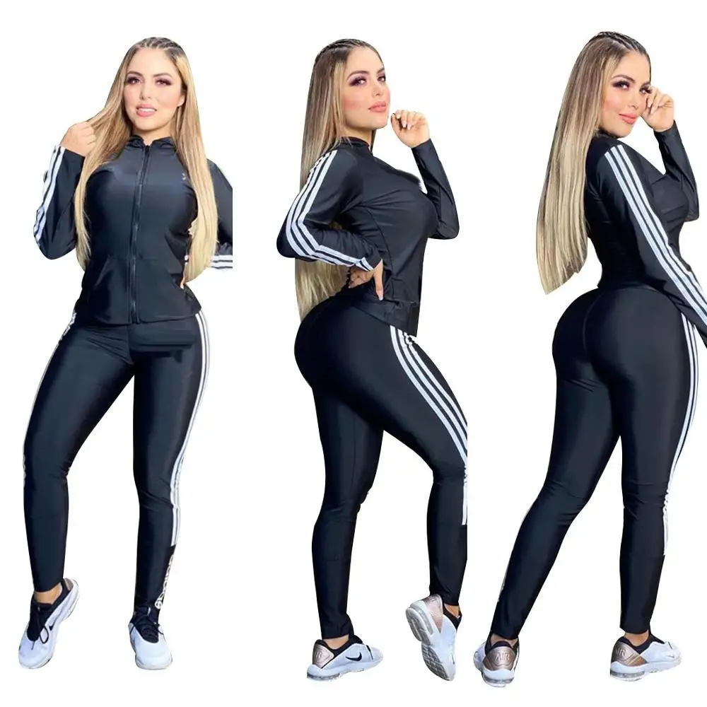 спортивный костюм женский Женский комплект из двух предметов толстовка с