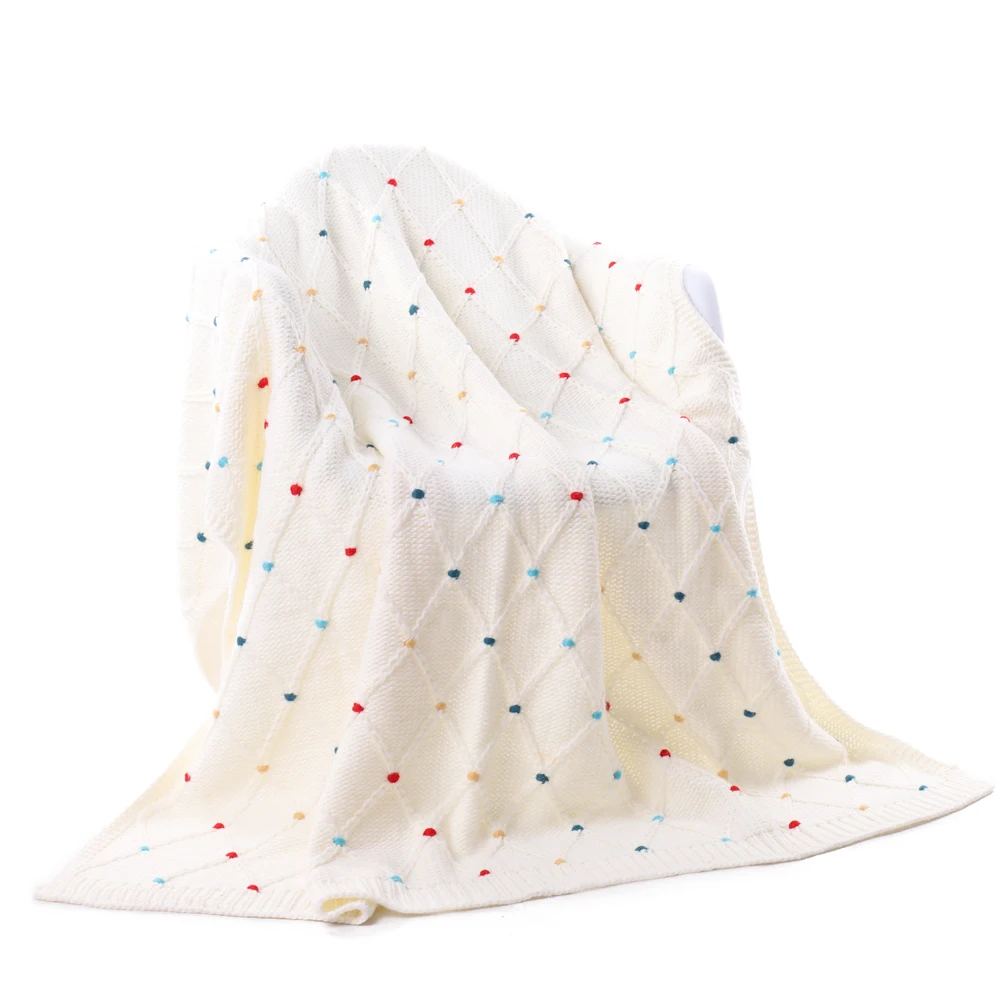 Battilo кабель вязать красочные ручной работы фарфоровое белое одеяло 60 &quotX 50&quot|knit