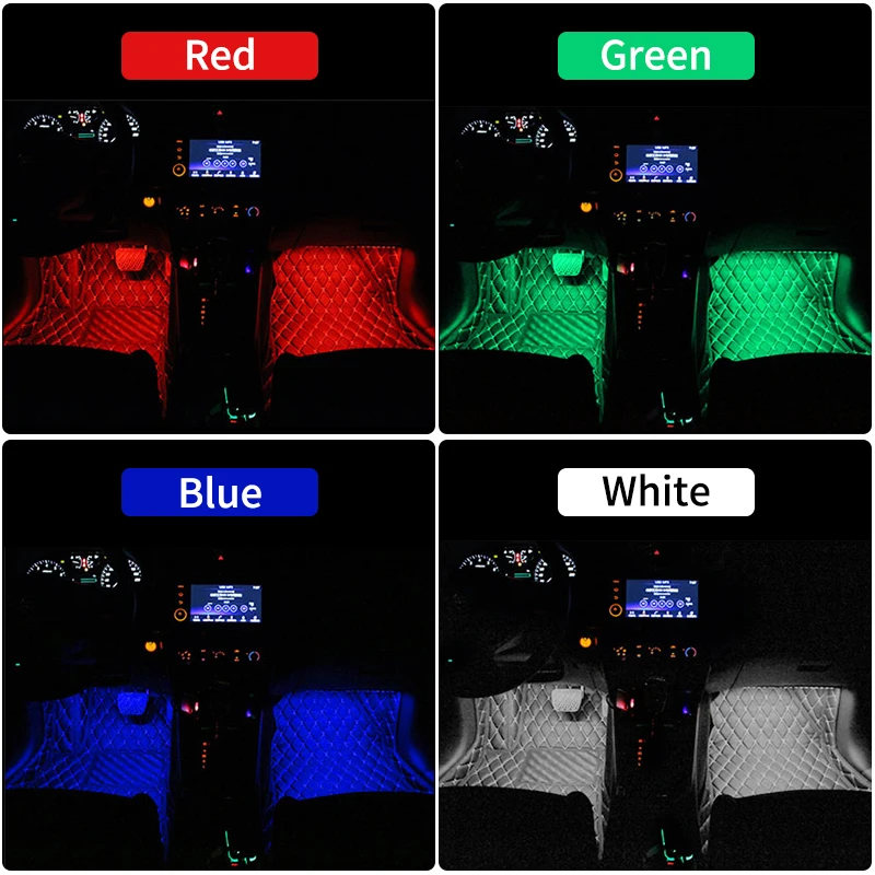 Для Chevrolet Cruze Aveo Lacetti Tahoe Aveo Niva Spark Orlando аксессуары RGB Светодиодные полосы света декоративная атмосфера света