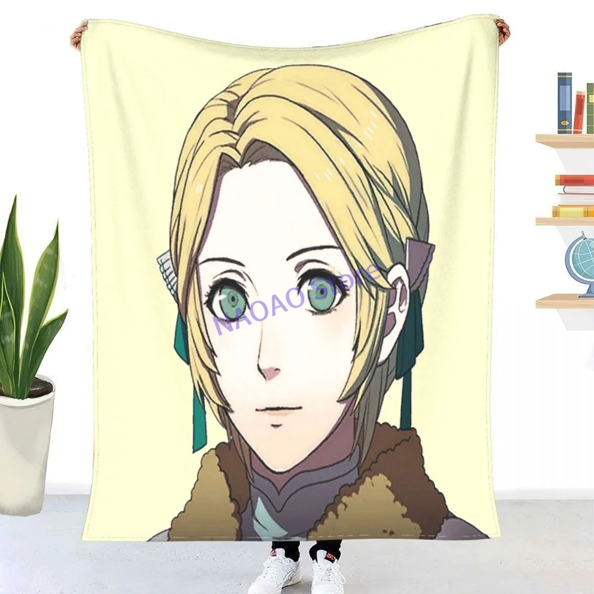 

Adult Ingrid (Timeskip) - Fire Emblem Three Houses Throw Blanket Sheets on the bed Blankets on the sofa Decorative lattice
