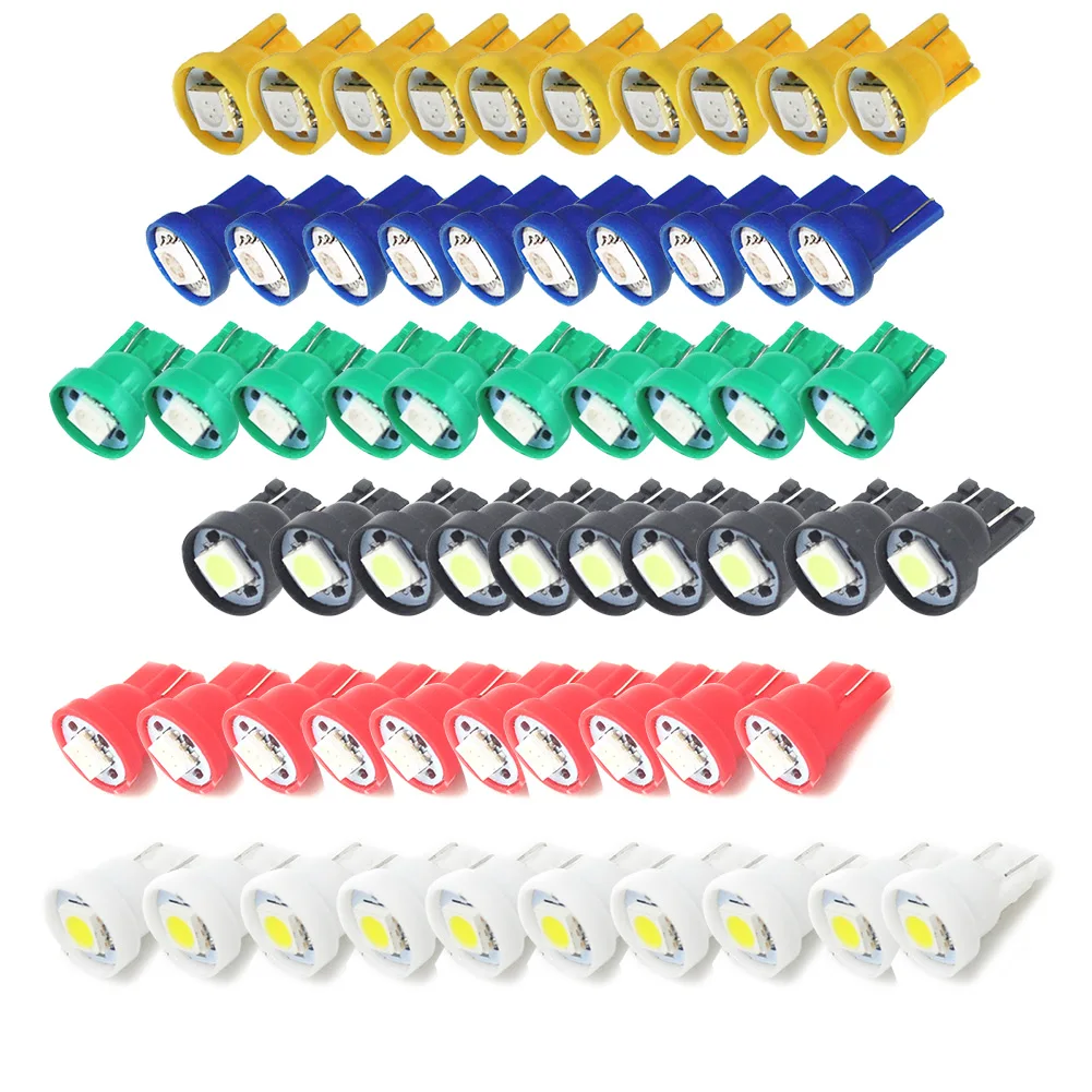 10 шт. T10 клин 5050 SMD Автомобильный датчик светодиода индикаторы кластера 147 152