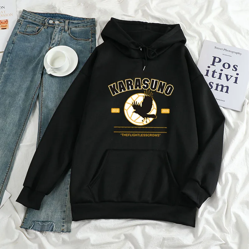 

Volleyball Junior Sweatshirt Male/Female Gothic Harajuku Oversized Casual Street Hoodie Wild Personality Couple Sweatshirt