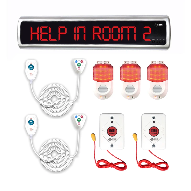 

MMCall Wireless Push Button Bell Pager System for Nurse Calling System