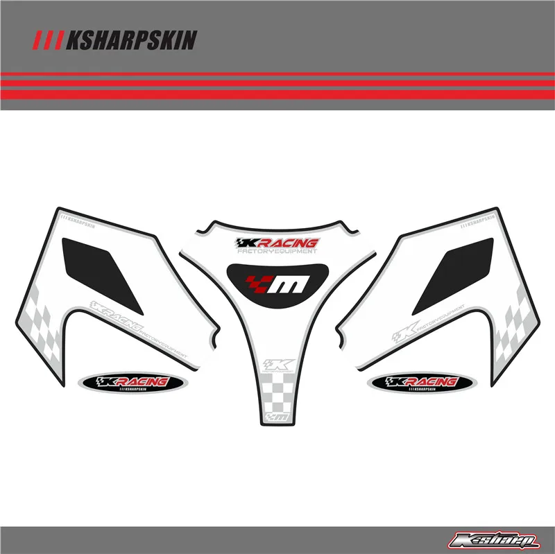 

Front Fairing Motor Number Board 3D Gel Protector for KAWASAKI ZX6R Ninja J Series 2000 - 2002