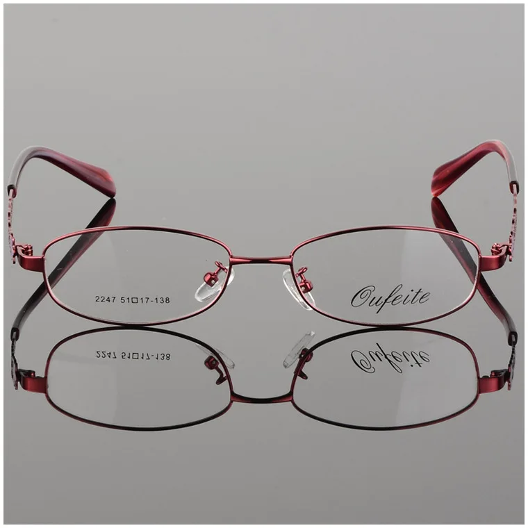Новые женские полный рамка оправы для очков Линзы половинчатая оправа