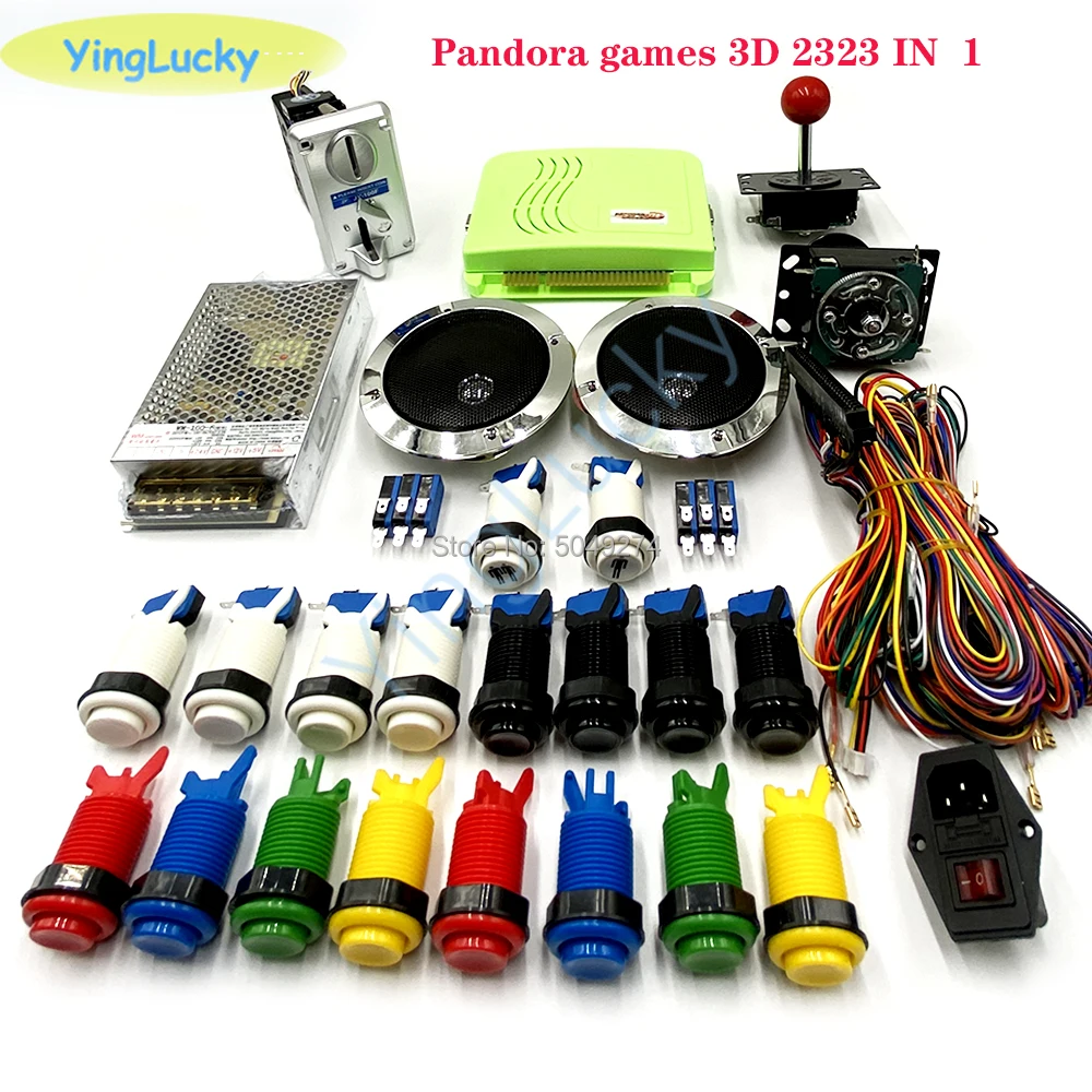 Комплект Pandora Box 3D 2323 в 1 аркадная версия HDMI VGA для игровой машины с монетами