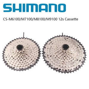 Кассета Shimano SLX DEORE XT XTR M7100, M6100, M8100, M9100, 12-ступенчатая передача свободного хода для горного велосипеда, 12 Скоростей, 10-51T, 10-45T