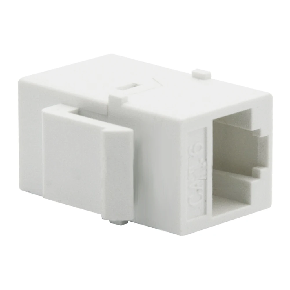 Для настенной плиты розетка панель белый комплект CAT6 RJ45 Keystone Jack Женский муфта