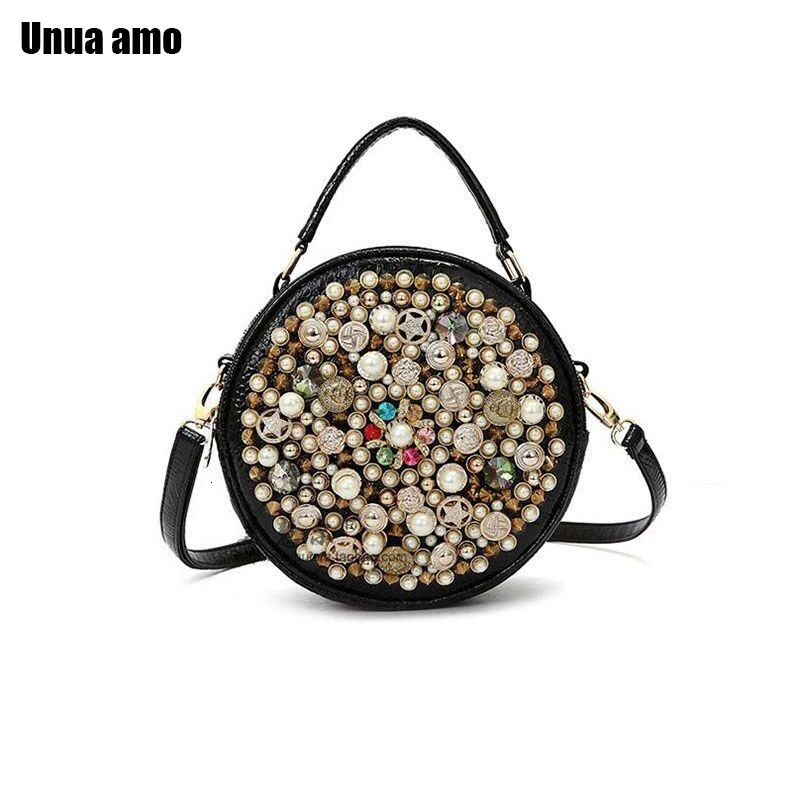 Unua amo женская сумочка с бриллиантами жемчужный дизайн вечерняя Свадебный клатч