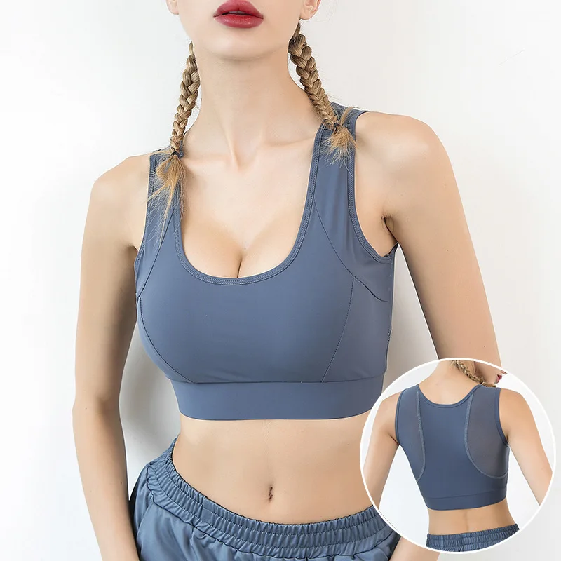Сексуальный прозрачный спортивный бюстгальтер топы для йоги женское нижнее