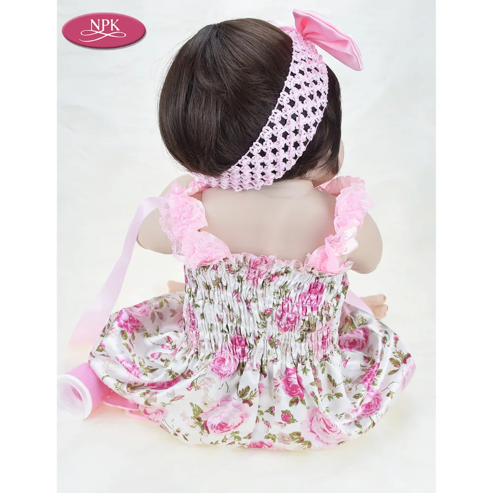 Реалистичная полностью силиконовая кукла реборн для девочек игрушка ванны 57 см