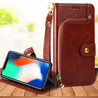 Модный кожаный чехол-бумажник на молнии для Motorola Moto G8 G7 выше G6 G5 G5S Plus, с откидной крышкой и подставкой