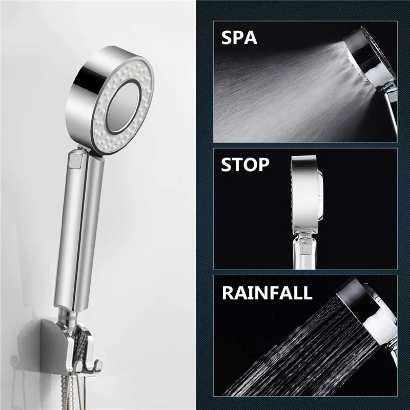 Новинка 2019 двусторонняя душевая головка ручная экономия воды 3 режима