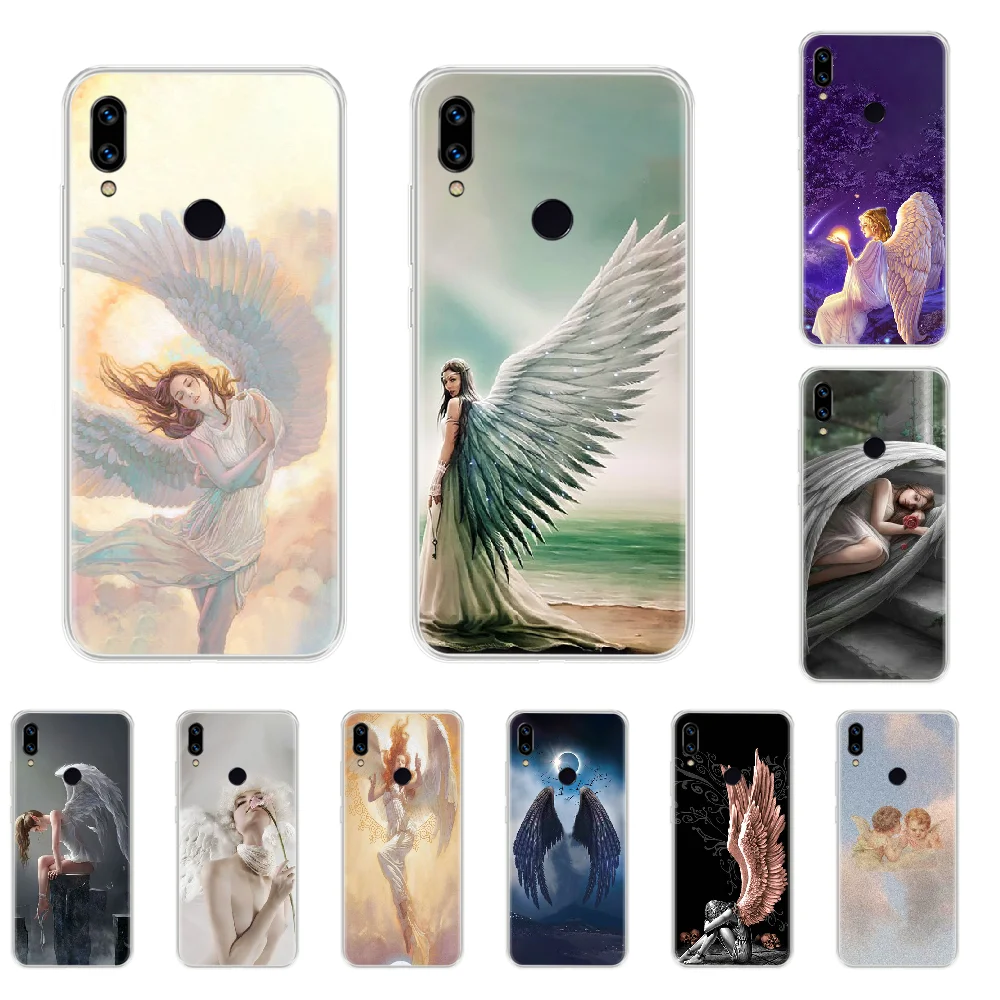 Чехол для телефона angels art чехол Xiaomi Redmi 2 3 4x5 5a 6 7 8 8T pro mi9|Чехлы-накладки| |