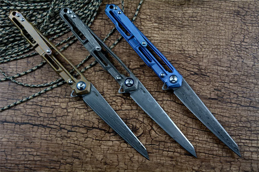 Новинка Универсальный Карманный Нож для повседневного использования дамасское