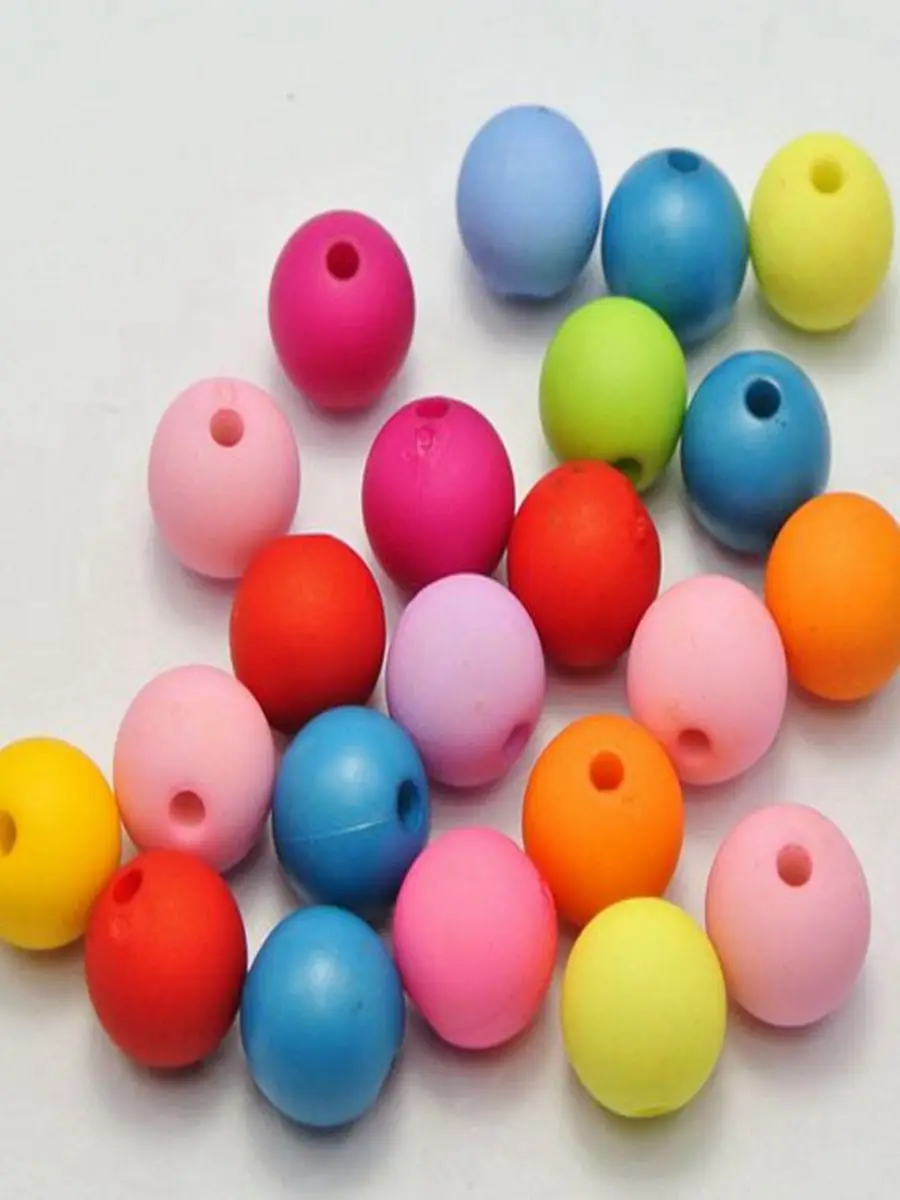 Ремесла Сделай Сам смешанные Цвет акриловые круглые бусины 6 мм 8 10 имитация