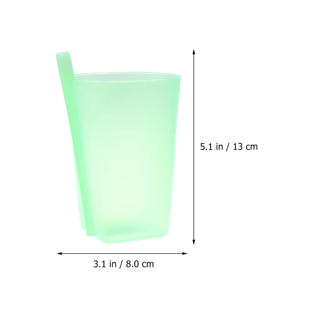 4PC Candy Color Sippy Cups Water Practical Large Capacity Straw for Children Kids Random | Мать и ребенок