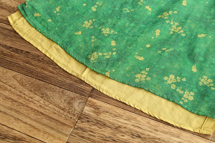 

6257 New Summer Women Camisole Mori Girl Literary vintage Floral Print Loose Linen Short Vest Women