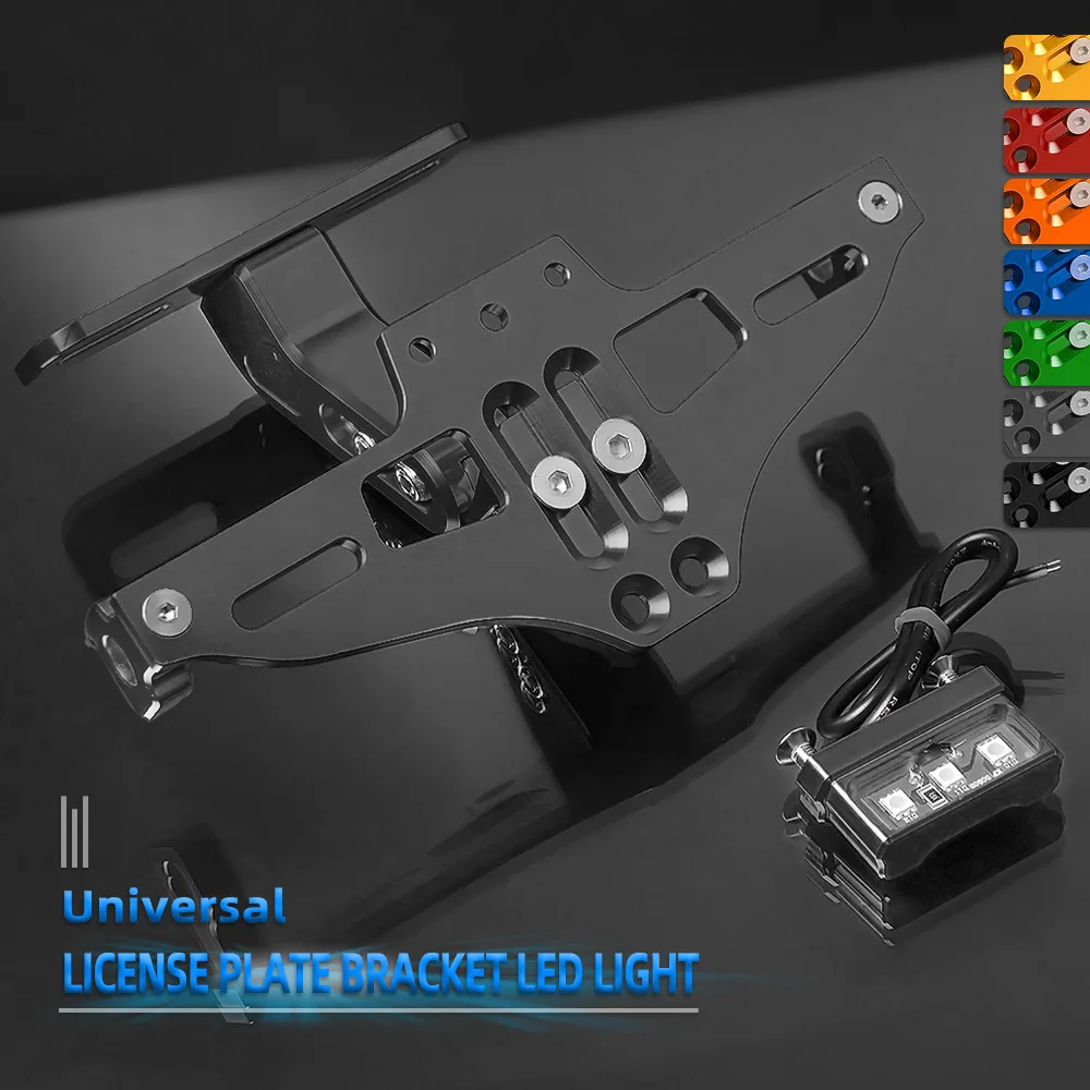 

Motorcycle Registration License Plate Bracket Licence Plate Holder Frame Number For SUZUKI GSXS750 2011 2012 2013 2014 2015-2020