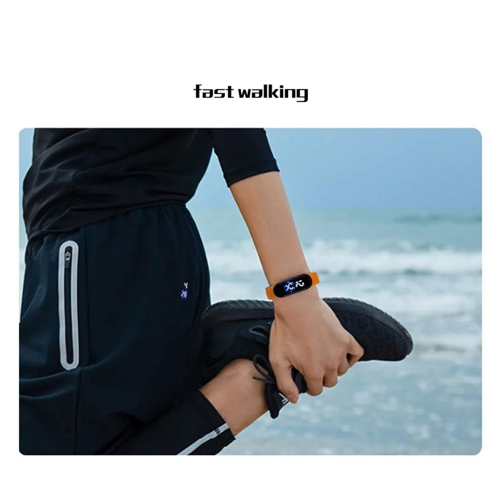 Электронные часы для мужчин водонепроницаемые цифровые светодиодные спортивные