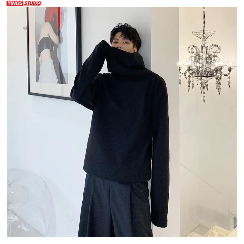 Прямая поставка 2019 дизайн уличная одежда Повседневный свитер с высоким