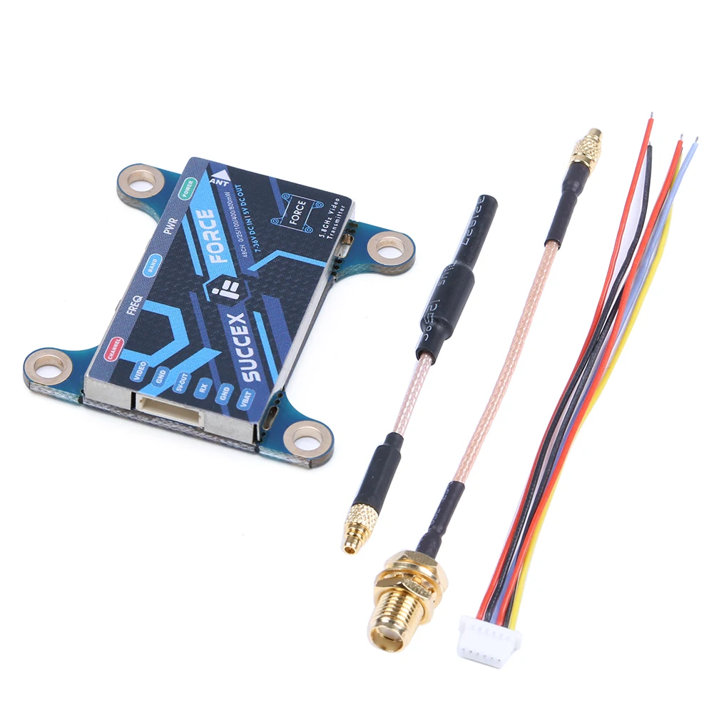 

30.5mm IFlight SucceX Force 5.8G 48CH PIT/25/200/400/800mW Adjustable FPV Video Transmitter VTX 7-36V for FPV Racing Freestyle
