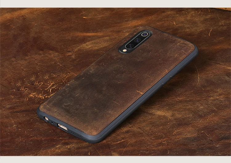 Чехол для Xiaomi mi 8 9 9se 9T A1 A2 A3 Lite из воловьей кожи для Max 3 mi x 2s 3 Red mi 6 7 7a Red mi Note 5 6 7 Pro Crazy Horse