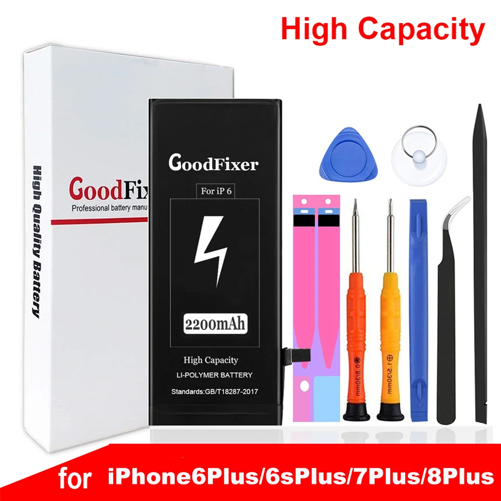 3350mAh iPhone 6 Plus 7 8 батарея набор инструментов для ремонта новый литий ионный