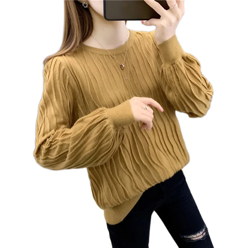 

Room 1068015, 8 on row 2 to film a new pure color sets round collar stripe knitting [1068] 52