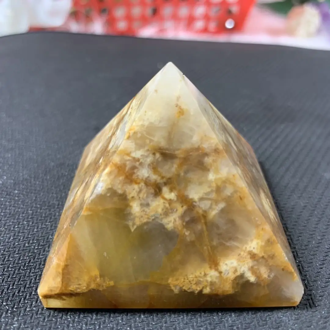 about 5cm Beautiful Natural Cherry Agate pyramid Gifts wholesale | Stones