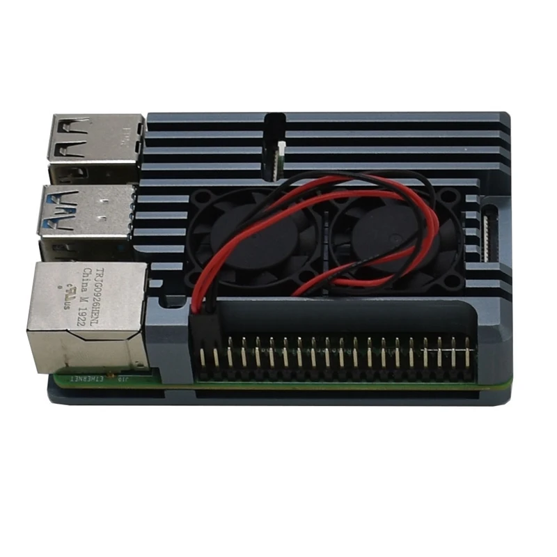 Для Raspberry Pi 4 Модель B 2G RAM DIY Kit Поддержка Wi-Fi Bluetooth с алюминиевым CNC сплавом защитный