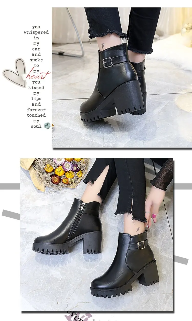 Bootee/ г. Женские мартинсы с круглым носком; Брендовая женская обувь; резиновые сапоги; женские ботинки на шнуровке, не сужающемся книзу массивном каблуке, на низком каблуке