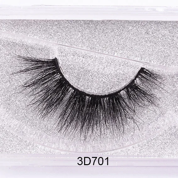 3D701 WZSQJN ресницы 3D норковые ресницы длительные норковые ресницы естественное драматическое объемное наращивание ресниц Накладные ресницы - Цвет: 3D701