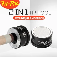 multi function 2 in 1 tip shaper pricker needle thorn tips repair tool snooker cue burnisher shaper tapper billiard accessories