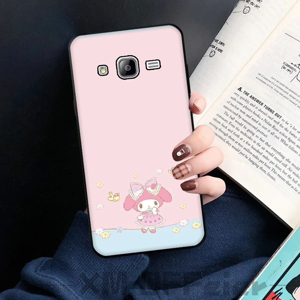 BaweiTE Kuromi цветной милый мягкий силиконовый черный чехол для телефона Samsung J6 Prime 7 Plus