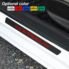 Наклейка на порог автомобиля из углеродного волокна, 4 шт., защита от царапин для Nissan X-TRAIL XTRAIL T30 T31 T32 2013-2019, аксессуары