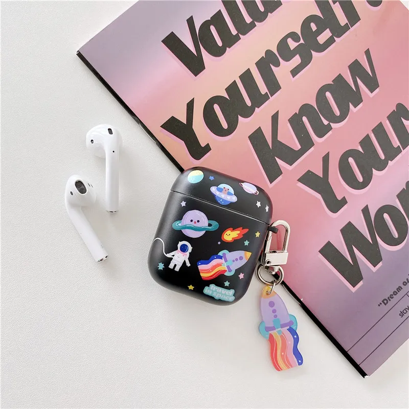 Чехол для наушников Apple Airpods Pro 2 1 милый протектор с изображением космических