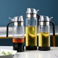 oil dispenser seasoning bottle tableware gravy boats sauce bottle kitchen cooking accessories glass storage jar for oil vinegar