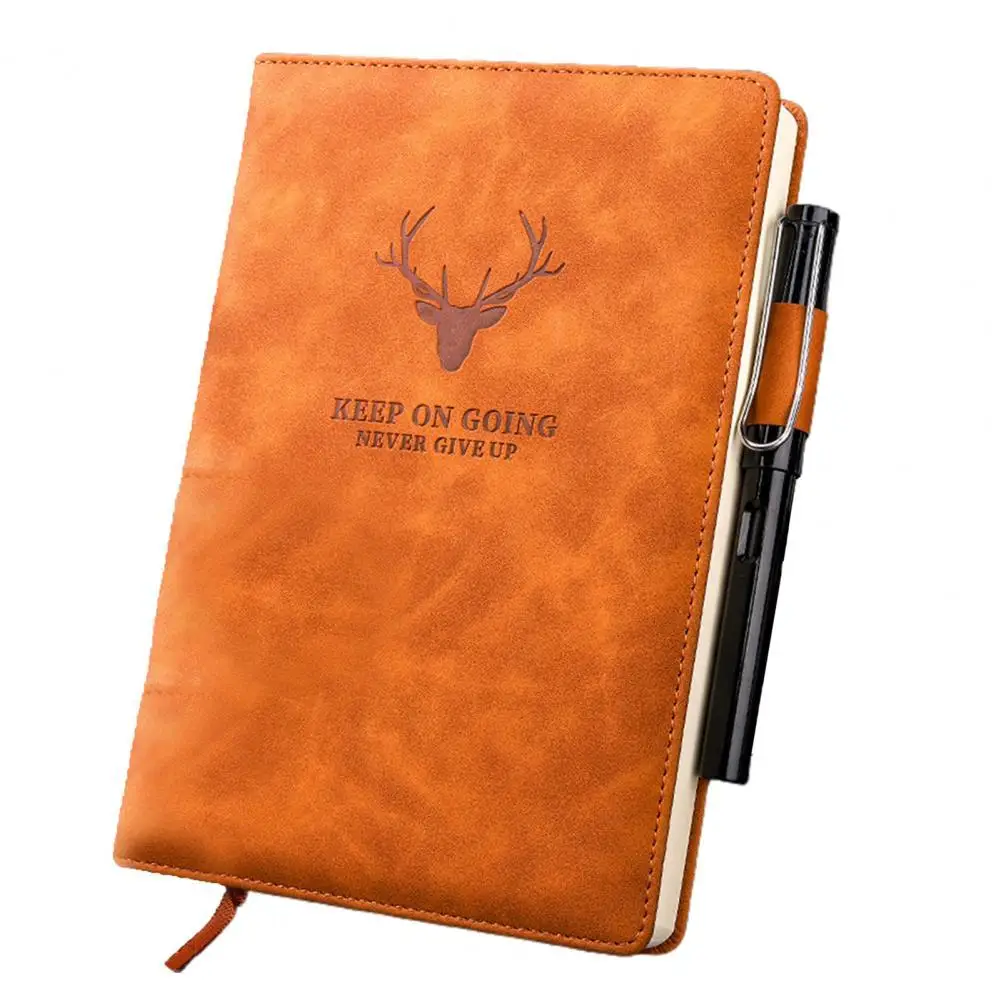 

HOT SALES！360 Pages A5 Faux Leather Thick Business Notebook Sketch Journal Diary with Pen
