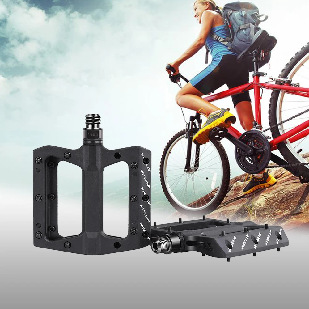 1 пара Нескользящие велосипедные педали из нейлона 2 подшипника | Спорт и
