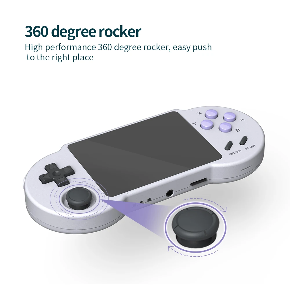 Pocketgo S30 RGB10S Powkiddy Retro Handheld Game Console Open Source Portable Video Games Consoles For PS1 N64 Gaming Player