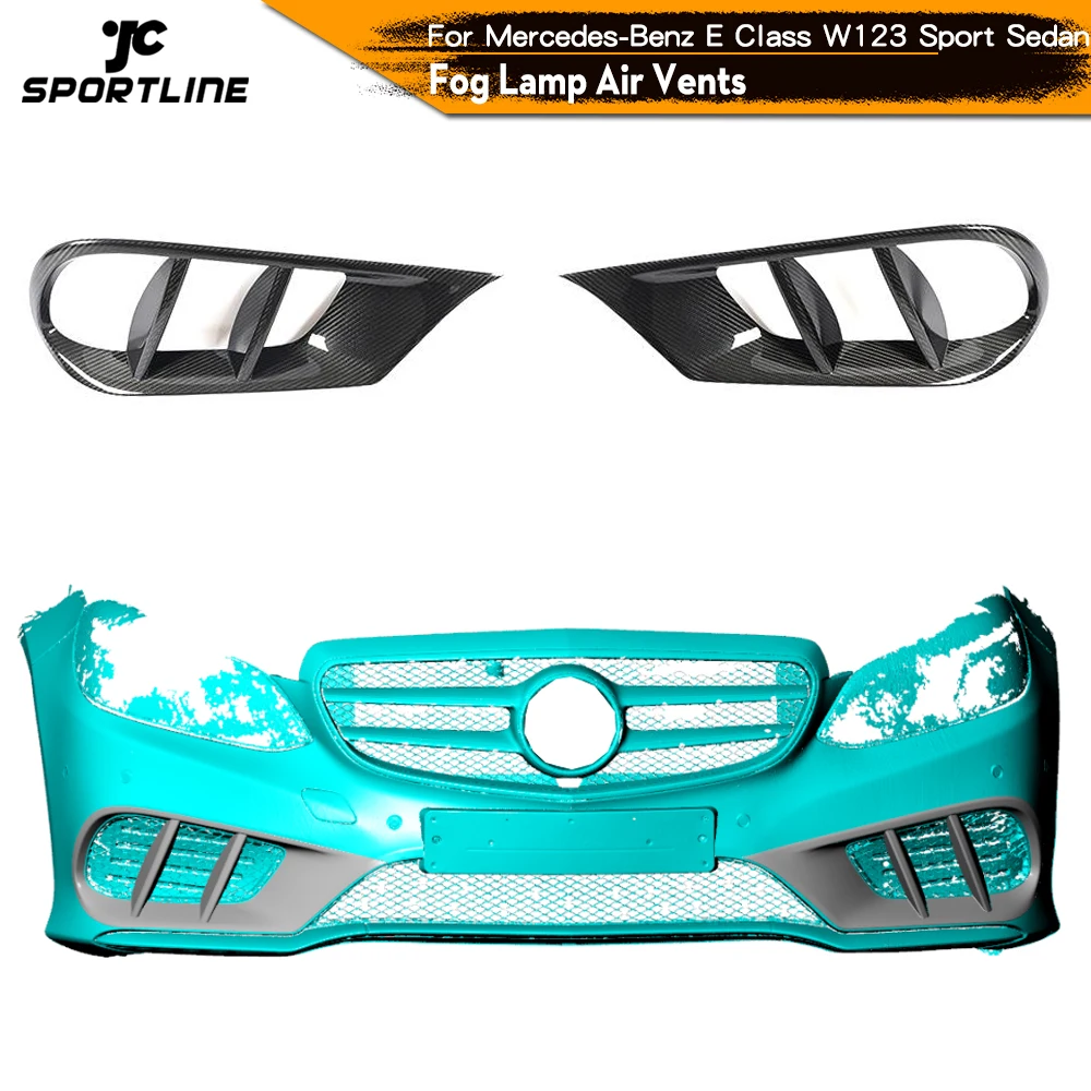 

Передний бампер с вентиляционным отверстием из углеродного волокна, защитный чехол для Mercedes-Benz W212 E Class Sport 4 Door 2014 - 2016