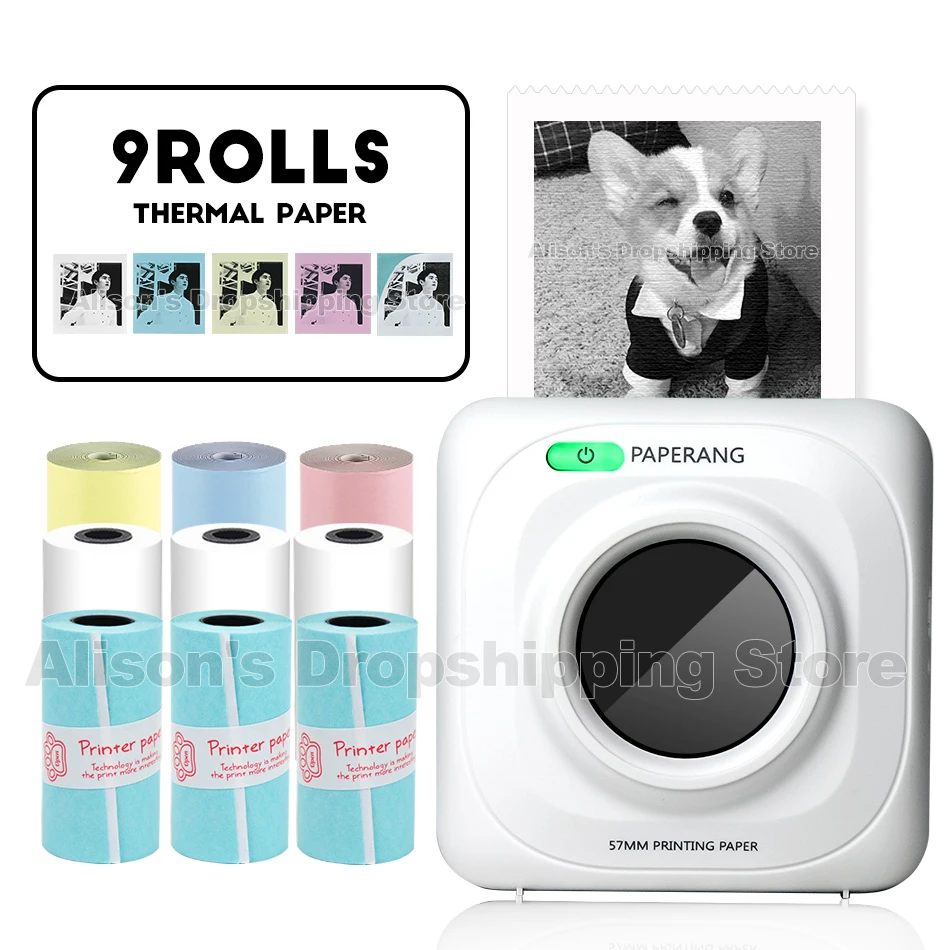 Карманный мини принтер для фотографий портативный Bluetooth P1 200 точек/дюйм|Принтеры|