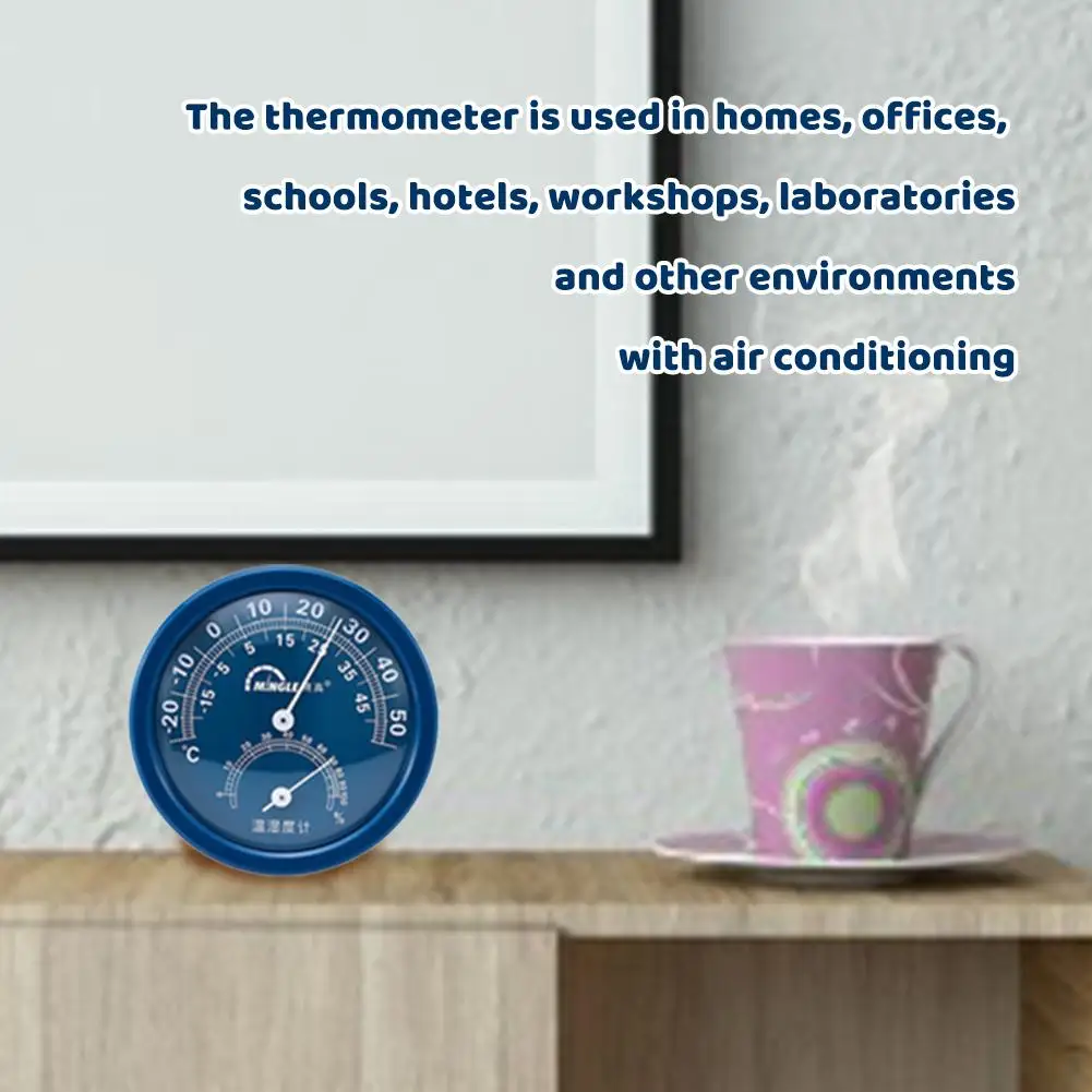 

Dial scale Display Hygrometer Indoor Thermometer Humidity Temperature Meter Monitor Desktop/Hanging