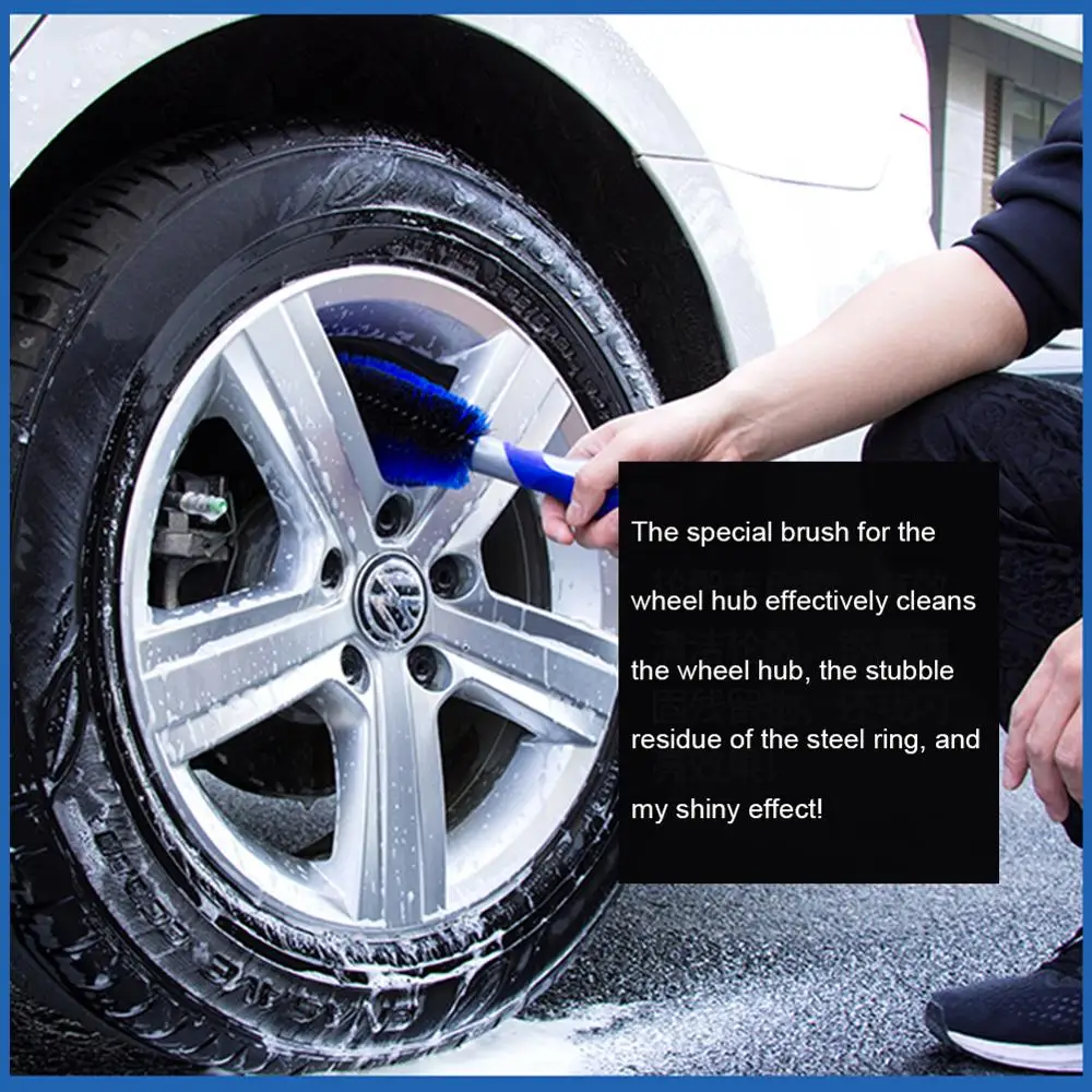 OLOMM Car Tyre Cleaning Brush 3 Pack Tire Wheel Rim Hub Brushes Auto Washer Vehicle Body Surface Scrub Cleaner Tool | Автомобили и