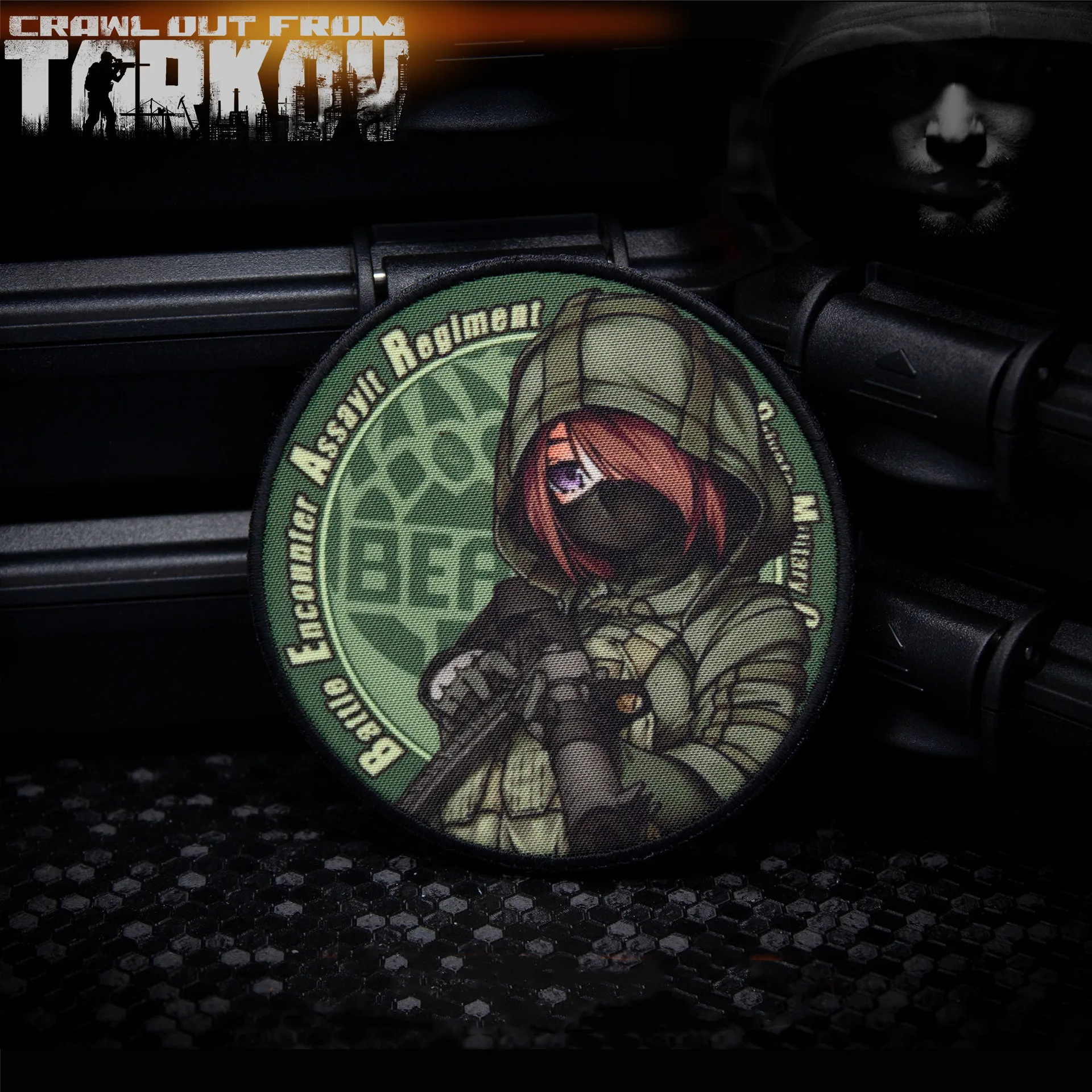 

New BEAR Girly Fan Escape from Takov Patch Painter 3D Embroidery Patches Printing Armband Tactical Pack Sticker