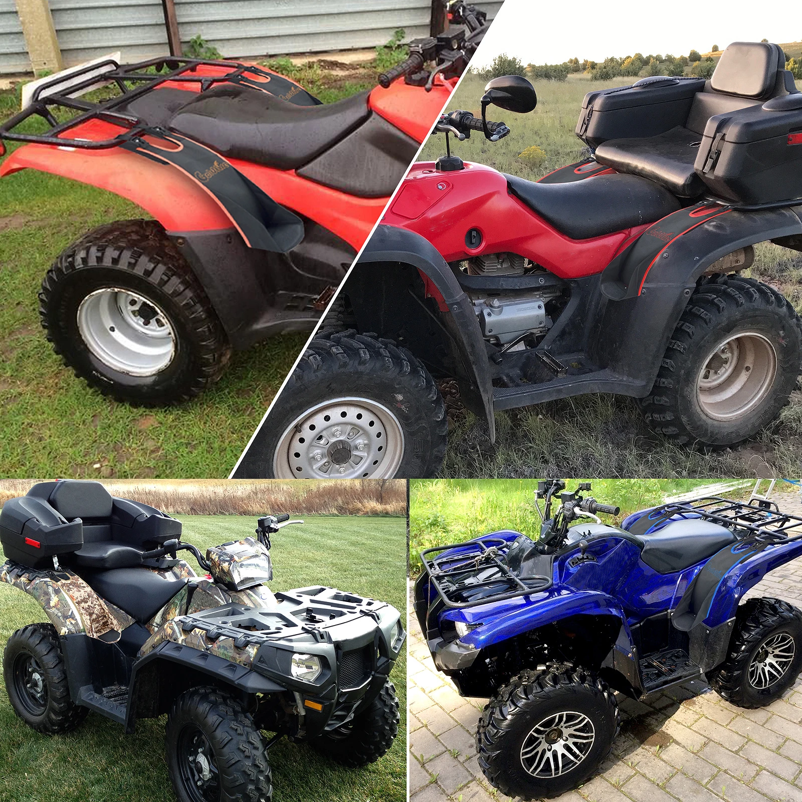 Подножки для квадроциклов регулируемые складные пассажирские Can-am Outlander Polaris Honda