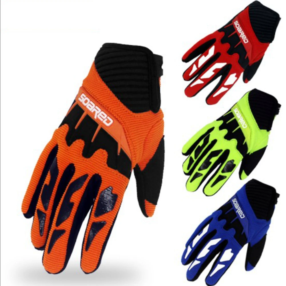 

3-12 Years Old 1 Pair Children Skating Gloves Full Finger Adjustable Winter Kids Glove Protective Outdoor Sports