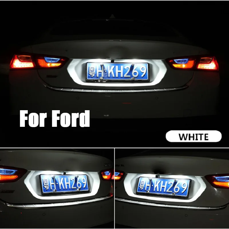 10 шт. T10 W5W светодиодный светильник для салона автомобиля Ford Focus 2 3 1 Fiesta Mondeo 4 Transit